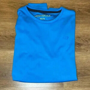 Aeropostale A87 Men’s XXL Turquoise Long Sleeve Crew Neck Shirt